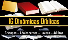 a bunch of books that are on top of each other with the words, 16 diamicas biblicaas