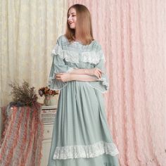 Smarter Shopping, Better Living! Aliexpress.com White Sleepwear, Nightgown Cotton, Loungewear Chic, Pajamas All Day, Pajamas For Women, Sleepwear Dress, Cotton Sleepwear