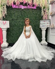 Ava Presley 27731 Girls & Preteens Pageant Dress is a beautiful, chiffon A-line ball gown featuring an off-the-shoulder cape, crystal-embellished waist, and long maxi skirt. Its exquisite hand-beaded details add a sophisticated and elegant touch, making it the perfect dress for special events and pageants. Sizes: 2-16 Colors: Blush, Off White, Light Blue White Pageant Dresses, Pageant Dresses For Teens, Dress With Cape, Shoulder Cape, Long Maxi Skirt, Girls Pageant Dresses, White Chiffon, Pageant Dress, Long Maxi Skirts