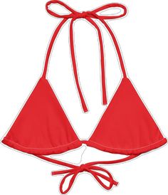 Women's Eco - Red String Bikini Set - Eco - String Bikini Set - DRAGON FOXX™ - Women's Eco - Red String Bikini Set - 9334494_16553 - 2XS - Red - Dragon Foxx™ - Eco String Bikini Sets - Global Shipping Red Swimwear For Pool Vacation, Red Beachwear For Vacation, Red Triangle Top Swimwear For Vacation, Red Swimwear For Beach Party Vacation, Red Beachwear Swimwear For Vacation, Red Triangle Top Swimwear, Red Triangle Top Swimwear For Summer, Red Adjustable Tie-side Swimwear Bottom, Summer Holiday Halter Neck Swimwear