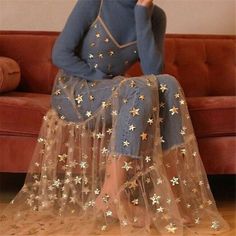 Top Rated Dress Eras tour, Eras tour outfit, Taylor dress, Starry Mesh Tulle dress, Women's Dresses Calm Mood, Áo Blu, Lirika Matoshi, Character Details, Bling Dress, Overlay Dress, Star Dress, Fashion Kids, Mode Inspiration