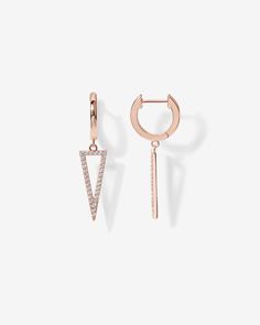 Bring the heat this summer with a sleek suite of sterling silver PAVOI's Dangle Huggie Earrings. Materials: 14K yellow, rose or white gold plated Measurements: 13mm Outer Diameter, 9.1mm Inner Diameter Huggie; Thickness: 1.4mm Bring The Heat, Huggie Earrings, Rose Gold Earrings, Yellow Rose, Huggies Earrings, The Heat, This Summer, Gold Plate, Sleek