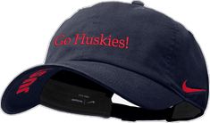 Navy Trucker Hat With Curved Visor For Sports, Navy Sporty Hat For Sports, Navy Snapback Sports Cap, Navy Snapback Hat For Game Day, Nike Casual Sports Trucker Hat, Nike Casual Trucker Hat For Sports, Navy Curved Brim Baseball Cap For Sports Events, Navy Curved Brim Hat For Game Day, Adjustable Navy Sports Hat