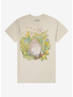 Studio Ghibli My Neighbor Totoro Forest Boyfriend Fit Girls T-Shirt My Neighbor Totoro T Shirt, Ghibli Tshirt, Ghibli Clothes, Totoro Tshirt, Totoro Forest, Studio Ghibli Merch, Totoro Merchandise, Ghibli Merch, Ghibli Shirt