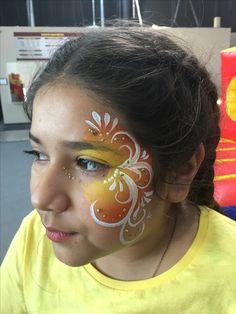 Makeup Ideas Full Face, Artistic Makeup Ideas, Glitter Bar, Face Painting Easy, Kids Face Paint, Harvest Party, Face Painting Halloween