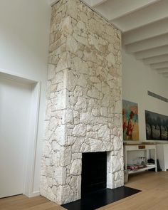 rocks for fireplace River Rock Fireplace Makeover, Rock Fireplace Makeover, Fireplace Rock, River Rock Fireplace, River Rock Fireplaces, Rock Fireplace