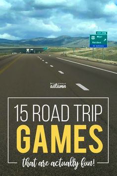 the road trip games that are actually fun