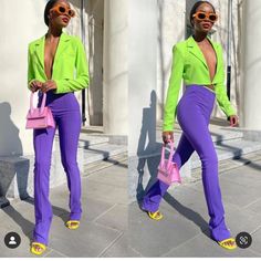 Nwt Side Slit Color Blocking Outfits, Fav Color, Metallic Pants, Bright Purple, Flared Pants, Purple Leather, Zara Pants, Purple Fashion, Flare Pants