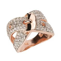 81 of our flawless Diamondeau® - the Supreme Diamond Alternatives are individually setinto this unique ring. Crafted from solid 925 SterlingSilver before being richly plated in your choice ofeither rich 18k Yellow Gold or warm Rose Gold . Thegiving of a buckle ring has long been associated as asymbol of securing love and commitment in a specialrelationship. Equally it can be seen as a special friendship ring or indeed simply a gorgeous and fashionablepiece of fine jewelry. Magnificent presentati Friendship Ring, Buckle Ring, Friendship Rings, Gold Watch Men, Diamond Alternatives, Unique Ring, Men's Necklace, Mens Jewelry Bracelet, Love Necklace