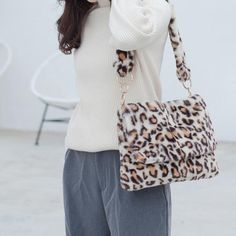 Free U.S. shipping. Style: Animal-print, Leopard Printed , color:Khaki, suite for season：Spring, Autumn, Winter ，Date, Going out, Hanging out, Material Faux Fur, Khaki Leopard Faux Fur Shoulder Bags Faux Fur Bag, Fur Bag, Blogger Fashion, Cute Purses, Winter Colors, Purse Clutch, Womens Purses, Color Khaki, Clutch Purse