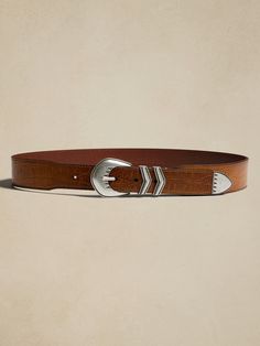 Heritage Monte Belt | Banana Republic Hipster Cowboy, Mens Western Wear, Cowboy Aesthetic, Anthropologie Style, Cowboy Belt, Women's Belts, Western Belt, Western Belts, Brown Belt