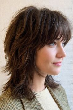 Shag Haircuts For Women Shag Haircuts For Women, Medium Curly Hair, Hair Styles Ideas, World Hair, Shag Haircuts, Medium Curly Hair Styles, Styles Ideas