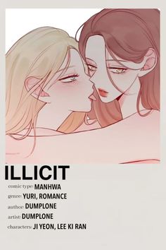 two women hugging each other in front of a white background with the words illcitt