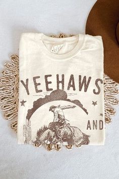 Yeehaws Mineral Graphic Tee | JQ Clothing Co. Trending Graphic Tees 2024, Cowboy Culture, Ranch Hand, Trending Graphic Tees, Life Is An Adventure, Black Media, Favorite Jeans, Enjoy Life, Jeans Shorts