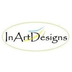 the logo for in art designs