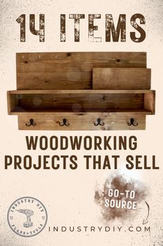 an advertisement for woodworking projects that sell with the words,'11 items '