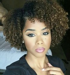 Hair Styles Black, Waist Length Hair, Natural Hair Accessories, Natural Curls Hairstyles, Front Hair Styles, Natural Hair Updo