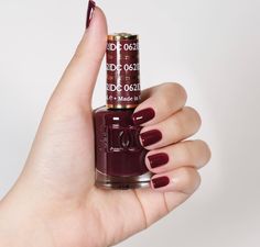 062 Wine Nails, Band Nails, Dnd Gel Polish, Strawberry Wine, Gel Nail Colors, Long Lasting Nails, Gel Polish Colors, Fall Nail Colors, Dipped Nails