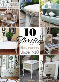 the top ten furniture makeovers under $ 10