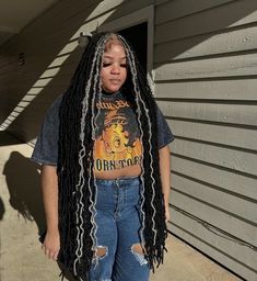 Clearly I stay winning 🏆 #locs #locsforwomen #softlocs #thighlengthlocs Grey Soft Locs, Black Soft Locs, Loc Styles For Black Women, Black Locs, Styles For Black Women, Yellow Hair, Locs Hairstyles, Loc Styles