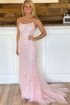 Pink Prom Dresses Mermaid, Beaded Dress Long, Prom Dress With Train, Mermaid Prom Dresses Lace, Prom Queen, Spaghetti Strap Prom Dress, Cheap Evening Dresses, Corset Dress Prom, Pink Formal Dresses