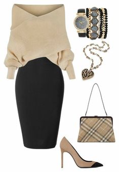 Over 40 Classy Outfits, Skirt Diy, Business Attire