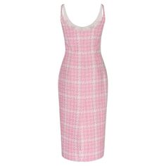 This Alessandra Rich's dress is made in a midi silhouette that fits snuggly to the form. Complement its houndstooth print by styling yours with neutral patent leather pumps. Concealed zip fastening along side Composition: 33% cotton, 24% viscose, 22% nylon/polyamide, 21% acrylic; lining 100% viscose Dry clean Made in Italy Tweed Midi Dress, Alessandra Rich, Runway Dresses, Short Dresses Casual, Tweed Dress, Patent Leather Pumps, Embellished Dress, Black Ruffle, Leather Pumps