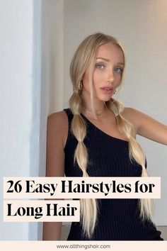 Quick And Easy Hairstyles, Long Hai, Work Hairstyles, Very Long Hair, Hairstyles For Long Hair, Makati, Metallic Hair