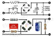 an electronic circuit diagram with two different types of voltages and the same type of current