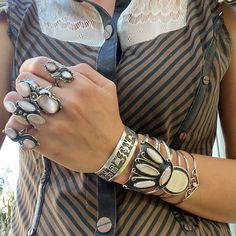 Highlight your unique style and taste! Jewelry @hippyhappyshop ✨🤍✨ Bohemian Silver Hand Wrapped Cuff Bracelet, Silver Southwestern Cuff Bracelet With Natural Stones, Bohemian Hand Wrapped Cuff Jewelry, Handmade Southwestern Cuff Bracelet, White Bohemian Cuff Jewelry, Bohemian Cuff Jewelry, Pearl Cuff Bracelet, Pearl Cuff, Amber Bracelet