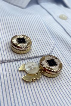 Easy way to use Cufflinks... Thanks to its clip-on structure, Snap-on Cufflinks will provide you convenience without the need for a hole in the sleeve of the shirt and will add elegance to you with its original designs. It is made of brass material. Fading - Does not tarnish Grooms Gift, Mens Valentines Gifts, Wedding Cufflinks, Gold Cufflinks, Small Bouquet, Cufflinks Wedding, Groom Gift, Cufflinks Men, Handmade Gold