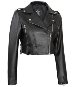 Asymmetrical Black Cropped Leather Jacket For Women
Introducing our Women's Asymmetrical Black Leather Jacket – a bold and modern fashion statement. Made from 100% real lambskin leather, this jacket features a unique asymmetrical design that adds a classical appearance. Its cropped length highlights your waist and exudes confidence. With a perfect fit and attention-to-detailing, this jacket effortlessly blends sophistication with edge, making it a must-have for any stylish women. Fitted Leather Cropped Jacket In Edgy Style, Fitted Leather Biker Jacket With Asymmetrical Zip, Trendy Fitted Leather Jacket, Fitted Black Leather Cropped Jacket, Fitted Biker Cropped Jacket With Zipper Closure, Fitted Moto Leather Jacket With Asymmetrical Zip, Punk Style Fitted Outerwear With Asymmetrical Zip, Punk-style Fitted Outerwear With Asymmetrical Zip, Fitted Edgy Leather Outerwear