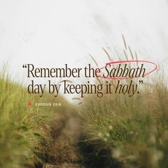 Exodus 20:8 “Remember the Sabbath day by keeping it holy. | New International Version (NIV) | Download The Bible App Now The Sabbath Day, Exodus 20, Sabbath Day