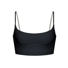 Core Long Line Bralette Black - Monique Morin Lingerie Black Micro-elastic Nylon Top, Compressive Black Bra-friendly Top, Black Sports Bra With Built-in Bra And Minimal Stretch, Sports Bra With Removable Pads And Minimal Stretch, Solid Sports Bra With Removable Pads And Minimal Stretch, Black Sports Bra With Seamless Construction, Solid Sports Bra With Removable Pads, Seamless Black Sports Bra With Minimal Stretch, Black Micro-elastic Top With Light Support