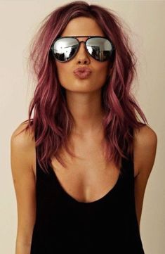 Maroon Hair, Latest Hair Color, Hair Color Crazy, Balayage Blonde, Penteado Cabelo Curto, Pastel Hair