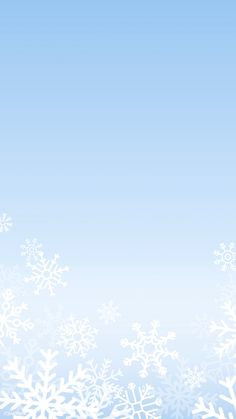 a blue and white background with snowflakes in the foreground, on which there is an empty space for text