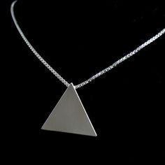 In honor of Stevie Nicks, I've recreated a similar version of her pyramid necklace in sterling silver! It's one inch in diameter and comes with several choices of a sterling silver box chain, 1.2mm thickness with a lobster claw attachment. I have given it a brushed matte finish. I offer a few chain length selections if you wish for a shorter or longer version. I make each one, per order, so please allow me 1-2 days for fabrication. I will send a shipment notification the moment I'm ready to ship Pyramid Necklace, Egyptian Pyramids, Symbolic Jewelry, Triangle Pendant, Silver Box, Stevie Nicks, Box Chain, Pyramid, Chain Lengths