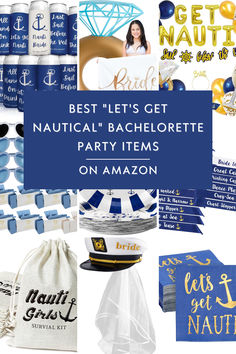 the best let's get nautical bachelor party items on amazon