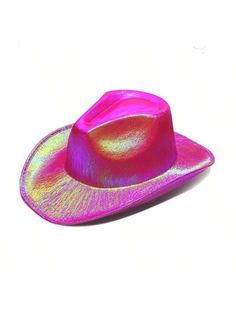 Add some style to your Western look with the Neon Glow Party Cowboy Hat. This ultimate accessory features a vibrant neon glow, perfect for parties and events. Stand out from the crowd with this unique and eye-catching hat. Color : Multicolor Style : Party Details : Reflective Material : EVA Power Supply : None Size Crown Pearlescent Cap Green 38 Pearlescent Cap Rose Red 38 Pearlescent Cap Light Pink 38 Pearlescent Cap Purple 38 Trendy Pink Party Hat, Fun Summer Hats For Costume Party, Fun Pink Hat For Music Festival, Novelty Summer Party Costume Hats And Headpieces, Novelty Costume Hats And Headpieces For Summer Party, Summer Party Novelty Costume Hats, Adjustable Hats For Summer Costume Party, Adjustable Costume Accessories For Summer Festival, Halloween Party Fedora Hat