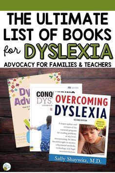 Are you wanting to learn more about dyslexia? Today, I’m sharing my top 5 books for dyslexia advocacy. This list of dyslexic books will help special education teachers, classroom teachers, parents, and special education advocates. I have also included this list of dyslexic books for you to download for FREE. These books will provide you with dyslexic reading strategies, educational knowledge, special education advocacy, IEP meetings, parental rights, and much more! Famous Dyslexics Bulletin Board, Dyslexic Reading Strategies, How To Write A Dyslexic Character, Dyslexic Spelling Strategies, Quotes About Being Dyslexic, Books For Dyslexic Readers, Learning Disorder