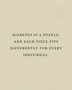 Diabetes is a puzzle, and each piece fits differently for every individual. Health Trends, Health Knowledge, 2025 Vision, Warning Signs, Work For You, Chronic Illness, Memes Quotes