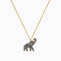 14K Yellow Gold Enamel Elephant Necklace Gold Enamel Amulet Jewelry, Gold Enamel Medallion Necklace, Yellow Gold Enamel Medallion Necklace, Victorian Black Enamel Pendant Jewelry, Antique 14k Gold Necklace With Charms, Anniversary Yellow Gold Enamel Necklace, Gold Enamel Jewelry With Locket, Gold Enamel Locket Jewelry, Antique Gold Necklaces With Black Enamel