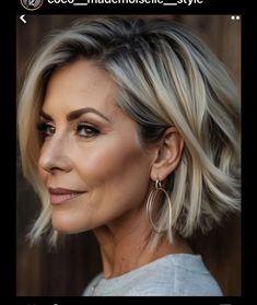 Haircuts For Women Over 50, Timeless Looks, Gorgeous Hairstyles, Chin Length Hair, Messy Short Hair, Bob Hairstyles For Fine Hair, Hairdos For Short Hair, Hairstyles And Haircuts, Hair 2024