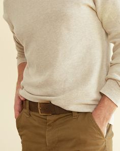 Nisolo Owen Belt Oak Leather Belt Nisolo Neutral Sweater, Look Zara, Sustainable Clothing Brands, Beige Outfit, Ethical Fashion Brands, Man Fashion, Tan Skin, White Shirt Dress, Nubuck Leather