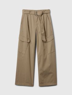 High Rise Cargo Baggy Trousers | Gap 2024 List, Cinch Belt, Twill Trousers, Baggy Trousers, Water Retention, Soil Health, Soil Improvement, Stretch Cotton, Cotton Twill