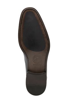 A cushioned insole with arch support enhances the comfort of this flexible bit loafer crafted from hand-stained, hand-finished Italian leather. Removable, cushioned insole with arch support Leather upper and lining/leather and rubber sole Made in Italy Slip-on Leather-lined Oxfords With Almond Toe, Almond Toe Derby Loafers With Branded Insole, Business Tassel Loafers With Branded Insole And Round Toe, Almond Toe Loafers With Branded Insole For Derby, Business Casual Leather Cap Toe Shoes With Removable Insole, Slip-on Goodyear Welted Oxfords With Round Toe, Derby Loafers With Leather Lining And Plain Toe, Derby Plain Toe Loafers With Leather Lining, Wingtip Moccasins With Removable Insole For Business Casual