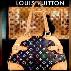 Louis Vuitton Authentic Claudia Monogram Leather Black Multicolor Bag, Brass Hardware, Logo Color Is Vibrant Non Faded, Tan Smooth Leather Straps And Trim, Interior Is Clean With Zip And Slip Pockets, Very Good Condition, Bag Show Minimal Corner Wear And Dirt, Made In Italy- Date Code #Th4098, Certificate Of Authenticity Included Luxury Multicolor Satchel For Travel, Designer Multicolor Monogram Canvas Bag, Luxury Multicolor Satchel For Shopping, Designer Multicolor Satchel For Travel, Designer Multicolor Satchel For Shopping, Luxury Multicolor Monogram Canvas Shoulder Bag, Vintage Black Monogram Canvas Bag, Travel Bags With Branded Hardware In Multicolor, Multicolor Travel Bags With Branded Hardware