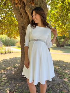 Simple Maternity Style. 🤍

Sienna Maternity Dress.
Cream - SIDC

#maternitydress #pregnancystyle #pregnant #momtobe #tiffanyrosematernity Elegant White Maternity Dress, Elegant White Maternity Wedding Dress, Elegant Maternity Dress With Fitted Bodice, Elegant Fitted Maternity Dress For Baptism, Chic Fitted White Maternity Dress, White Fitted Boat Neck Dress, Fitted White Maternity Dress For Baptism, Modest Fitted Maternity Dress, Elegant Fitted Maternity Dress