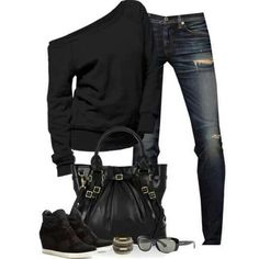 Girls night Elegantes Outfit Damen, 2014 Fashion, Sweaters And Jeans, Skorts