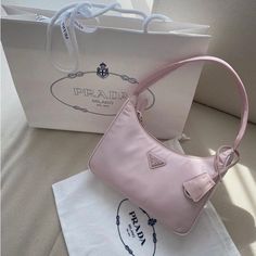 Reposhing This Item I Purchased From @Snkrsandthings. Loved It, But Ready To Rotate For Something New. No Dust Bag As Shown In Photo Questions? Leave A Comment Below! Prada Bag Aesthetic, Pink Prada Bag, Prada Nylon Bag, Pink Prada, Prada Purses, Bags Prada, Prada Nylon, Bag Aesthetic, Prada Bags